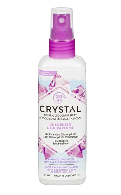 Crystal, Deodorant Spray, Pump, 4 oz