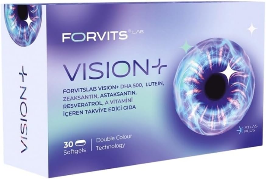 FORVİTS LAB Vision+ Göz Sağlığı Vitamini, 30 Adet Soft Jel