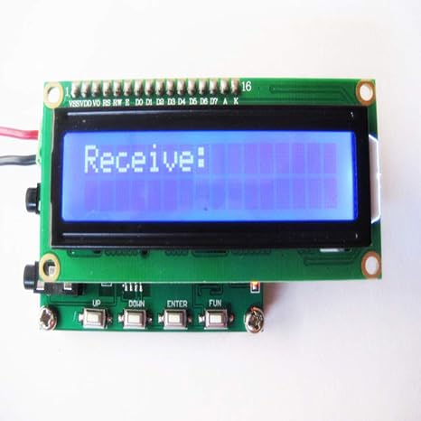 Taidacent DTMF Decoder/Encoder Full Form Dial Tone Generator Dual Tone Multi-Frequency Audio Decoding Digital Display
