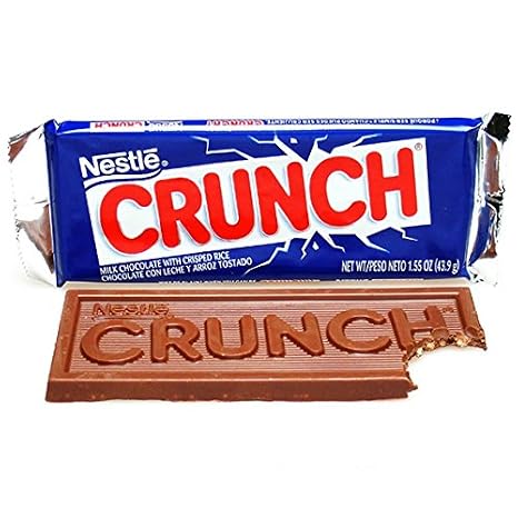 Nestle Crunch Bars, 1.55 ounces Boxes (Pack of 36)