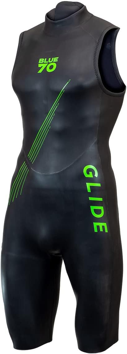 blueseventy 4/3mm Men's Glide Short John Triathlon Wetsuit - Black/SM