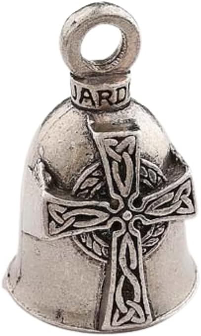 Guardian Bell Celtic Cross Motorcycle Biker Luck Gremlin Riding Bell (1)