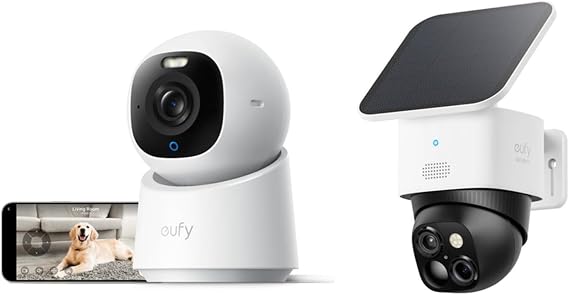 Anker Eufy Indoor Cam E30 + SoloCam S340 Outdoor Camera
