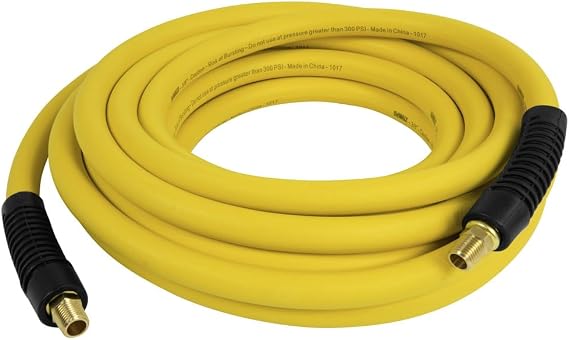 DeWalt DXCM012-0200 3/8 x 25 Premium Rubber Hose , Yellow