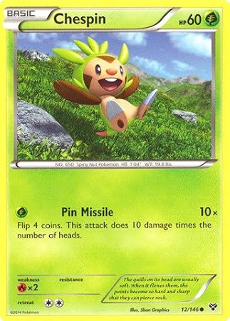 Pokemon - Chespin (12/146) - XY