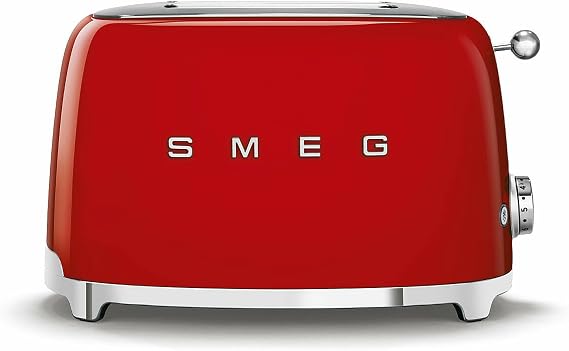Smeg TSF01RDEU Toaster 2x2, Red