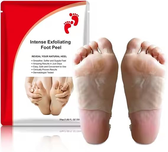 Ayak Peeling Maskesi Nasır, Ölü Deri Temizleyici, Nemlendirici Özellik, Lavanta Yağı ve C Vitamini İçerir