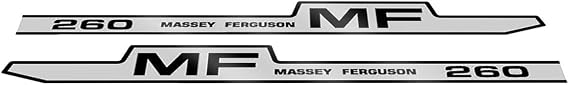 Massey Ferguson 260 MF Decal (Sticker) Set