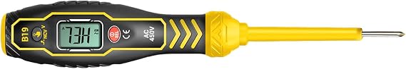 30V-1000V Diagnostic Breakpoint Finders Buzzer Alarm Electricity Measurement Tool Test High Torqued Screwdriver Test Pen for Home/Industrial Use