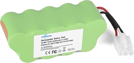 KUNLUN 10.8V 2000mAh Replacement Battery for Shark XBT1106N