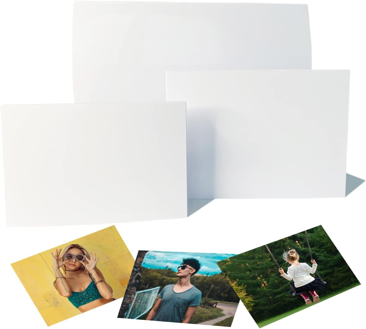 Photo Paper Premium Glossy White Photographic Paper Photo Printer Paper,Office Family Products, 200 gsm, 100 Sheets 4 x 6 Inch, 5 x 7 Inch, 8.5 x 11 Inch 100