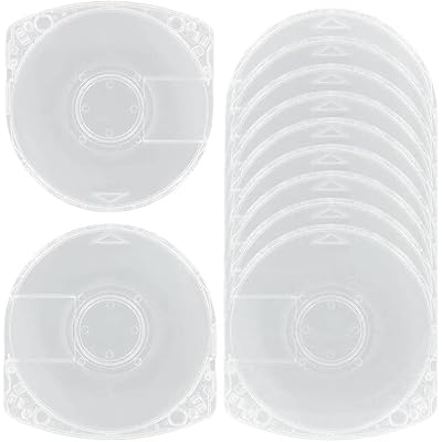 10 x Game Disc Storage Shell Case Cover PSP UMD Protective Box Clear UMD Disc Case Shell for PSP 100020003000 Replacement