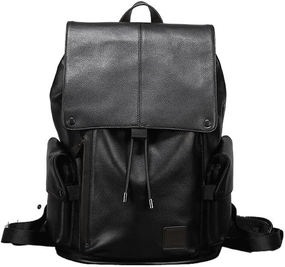 Backpack Genuine Leather Men's Bag Leisure Top-grain Versatile Large Capacity Fashion Travel Man