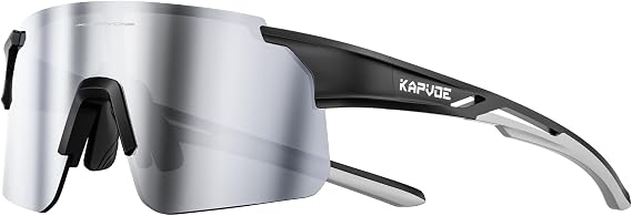 KAPVOE Kids Baseball Glasses Youth Sports Sunglasses Softball Cycling Running Shades Boys Girls Age 3-14 - K9035
