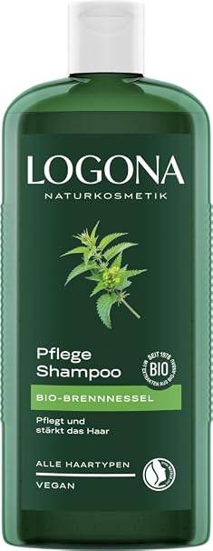 LOGONA Nettle Essential Care Shampoo (For All Hair Types) 8.5oz, 250ml