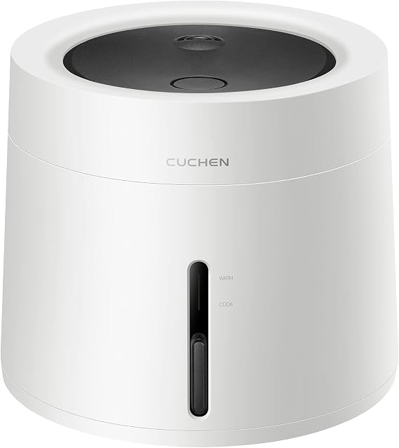 [CUCHEN] CRE-D0401W | Rice Cooker 4 Cup (Uncooked) (0.76 quarts): 4 person serving/per use | Warmer | Detachable Clean Cover | Nonstick Inner Pot | White, Multi Cooker Function