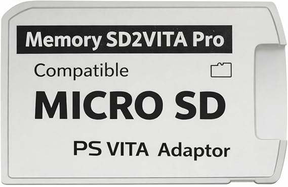 SD2Vita 5.0 PS Vita Micro SD Memory Card Adapter, Micro SD Adapter for PSV 1000/2000 3.60 HENkaku Enso System, DQ053
