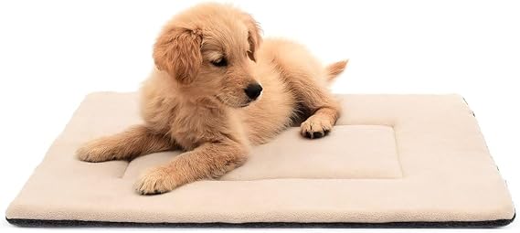 Dog Bed Mat 30x19, Washable Flat Pet Bed, Reversible Dog Crate Pad