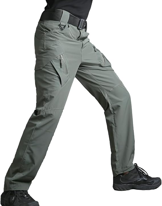 ReFire Gear Men's Quick Dry Tactical Pants Summer Lightweight Outdoor Hiking Cargo Trousers