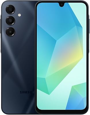 SAMSUNG Galaxy A16 5G Dual SIM 256GB, 8GB 6.7 AMOLED, IP54 Water Resistant, 50MP Triple Camera, 4G Volte Factory Unlocked for T-Mobile, Global International Model A166MDS Blue Black Renewed