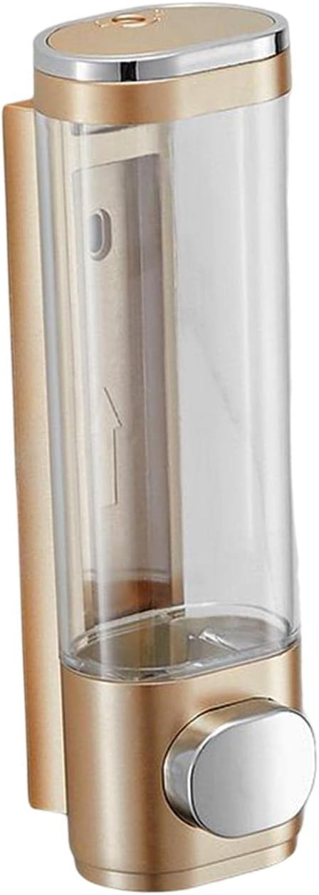 Yajuyi Wall Mounted Soap Dispenser for Home and Office Use, Gold Single
