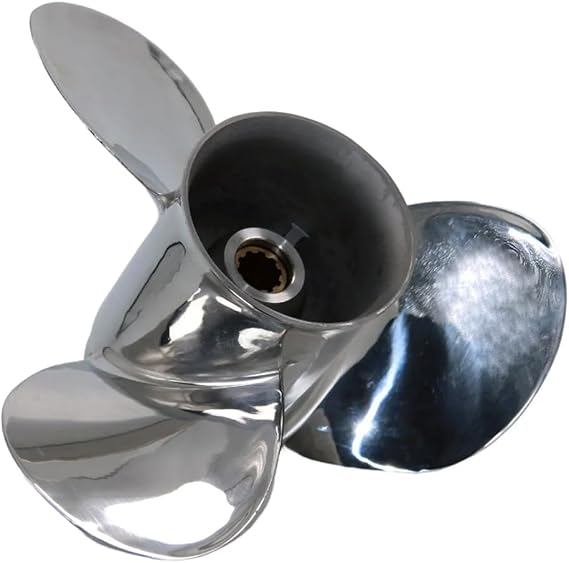 AQUAMAN OEM Upgrade Aluminum/Stainless Propeller for Suzuki Outboard Motor 20-30HP(10 1/4x9 10 1/4x10 10 1/4x11 10 1/4x12 10 1/4x13 10 1/4x14) 10 Spline