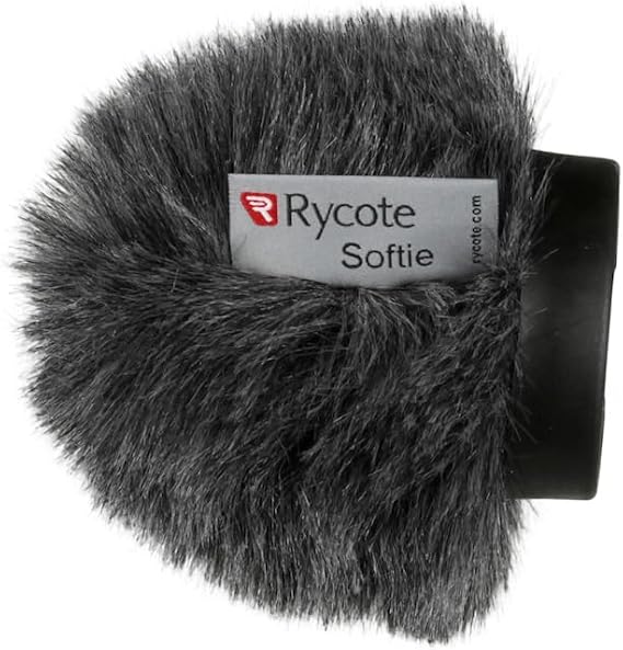 Rycote 033012 5cm 19-22mm Standard Hole Classic Softie Microphone Windshield,Grey