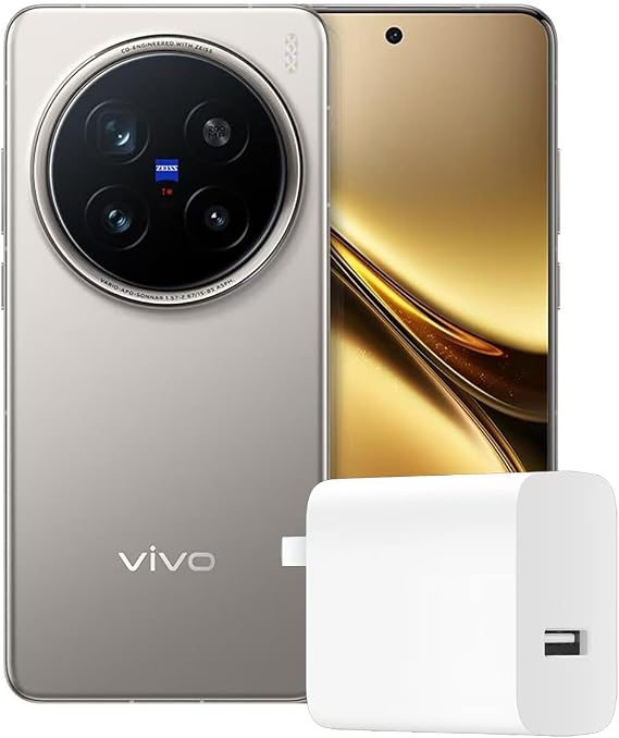 vivo X200 Pro 5G Smartphone|16G+1TB|China Version|Full GOOG Service|6.78" 120Hz AMOLED Display|50MP Main Camera+200MP Z EISS APO Telephoto Camera|6000 mAh Big Battery+90W Fast Charge(Charger Inculded)