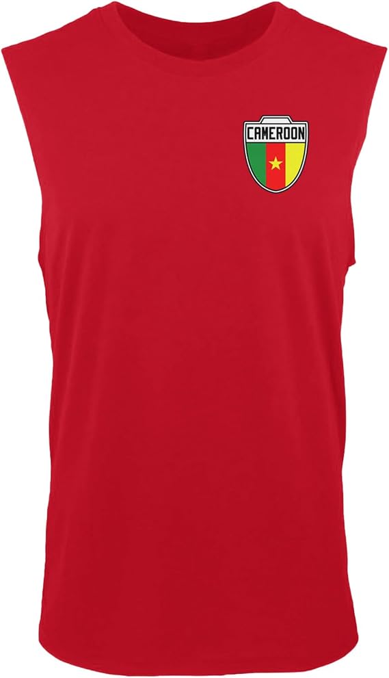 Haase Unlimited Cameroon Soccer Jersey - Futbol Football Men's Sleeveless Shirt
