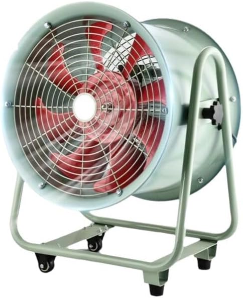 Industrial Fans Heavy Duty with Casters, Carbon Steel, Copper Motor, Industrial Heavy Duty Floor Standing Fan for Garage, Warehouse, Workshops, Factory and Basement