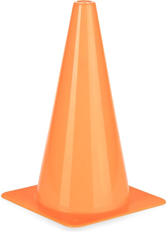 Champion Sports Hi Visibility Fluorescent Poly Cone