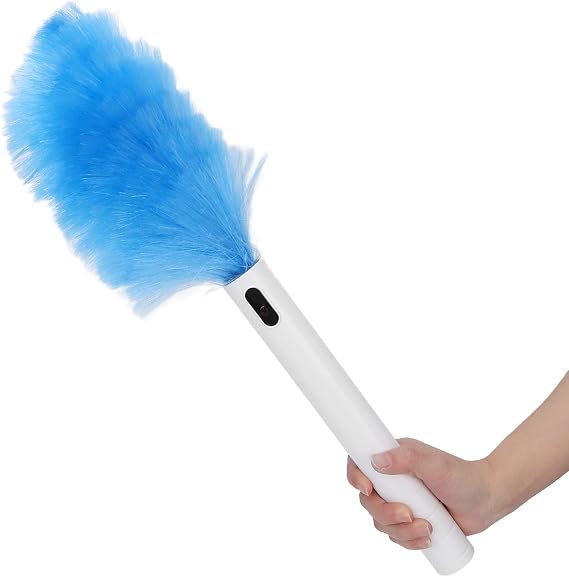 Electric Duster Vacuum Cleaner, Duster Motorized Dust Wand,Electric Duster Cleaning Brush Tools for Window Blinds Furniture