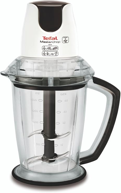 Tefal Tefal MasterChop Powelix Maxi 4 Bıçaklı 500 Watt Doğrayıcı Rondo - Beyaz