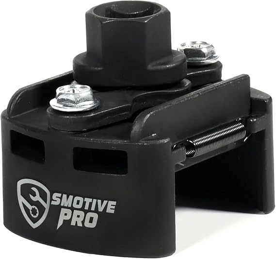 SMOTIVEPRO Adjustable Oil Filter Wrench for 60mm-80mm Filters, 1/2" Drive