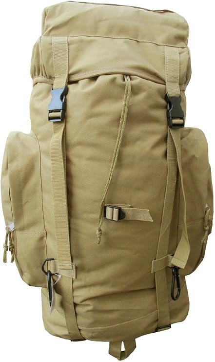Explorer Tactical 24" Giant Hiking Camping Backpack Tan