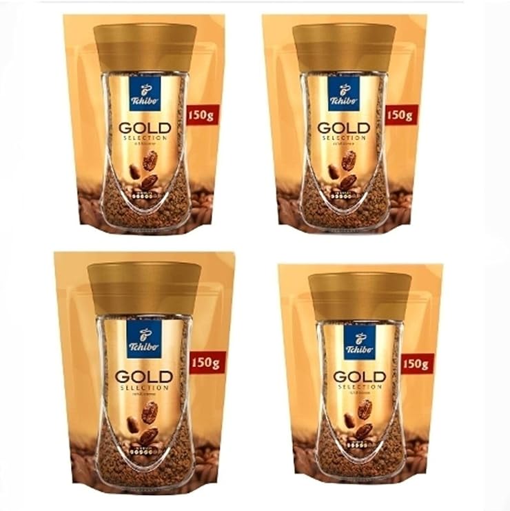 Tchibo Gold Selection Çözünebilir Kahve Ekonomik Paket 150G X 4 Adet
