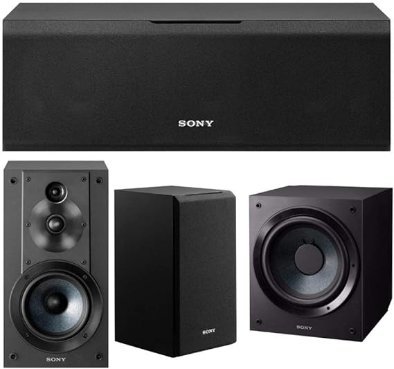 Sony SSCS8 2-Way 3-Driver Center Channel Speaker Bundle
