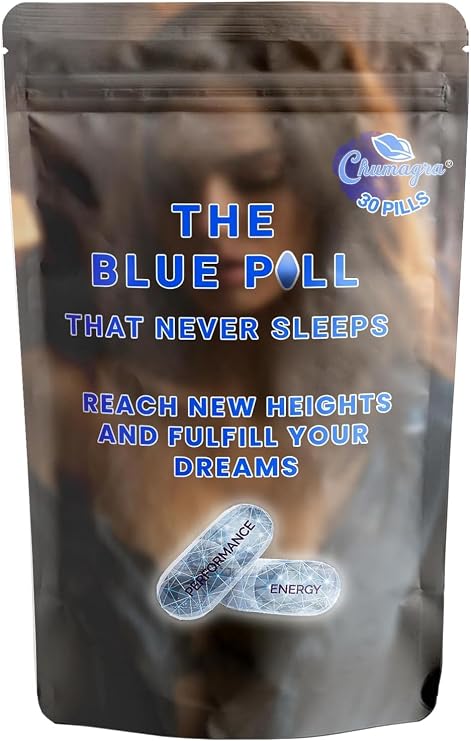 30 Blue Tablets | Power & Performance | Strong | 100% Natural | Exclusively for Men | Easy Swallow Blue Pills | Herbal | Ginseng Maca Stamina Endurance Booster