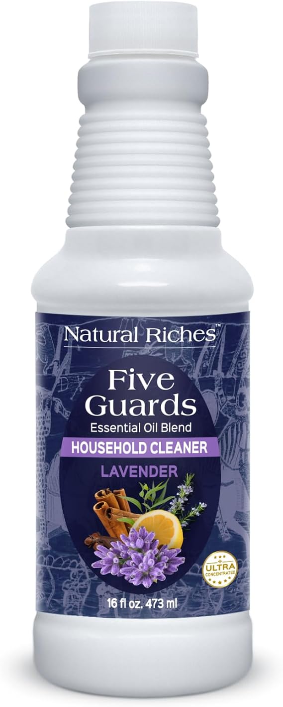 Five Guards Household Cleaner Concentrate Lavender Scent 16 Fl Oz