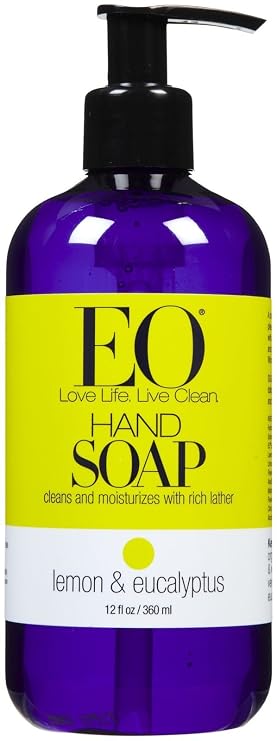 EO Products Liquid Hand Soap - Lemon & Eucalyptus - 12 oz