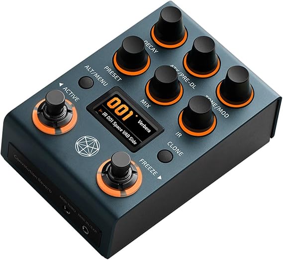 Electric Guitar Effects Reverb Delay Bass Pedal And Multi Sampler