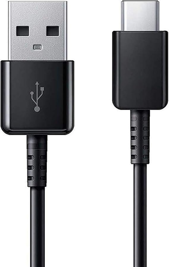 Authentic Short 8inch USB Type-C Cable for Nubia Red Magic 3S Also Fast Quick Charges Plus Data Transfer! (Black)
