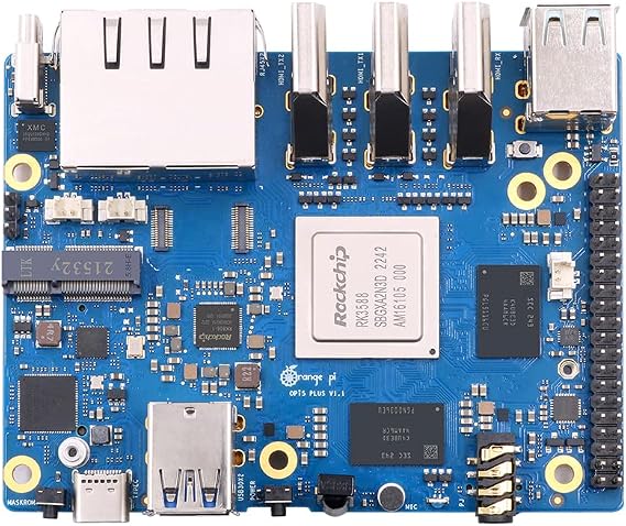 Orange Pi 5 Plus 16GB Rockchip RK3588 8 Core 64 Bit Single Board Computer, 2.4GHz Frequency 8K Video Decoding Open Source Development Board Run Orange Pi OS, Android, Debian, Ubuntu (OPi 5 Plus 16G)
