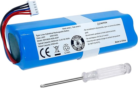6400mAh Battery Replacement for Deebot T8Aivi T8Max T8+ Robot Vacuum