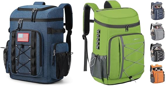 Maelstrom Backpack Cooler Bundle - 35 Can Capacity Backpacks with Insulated Leakproof Lining and Pockets