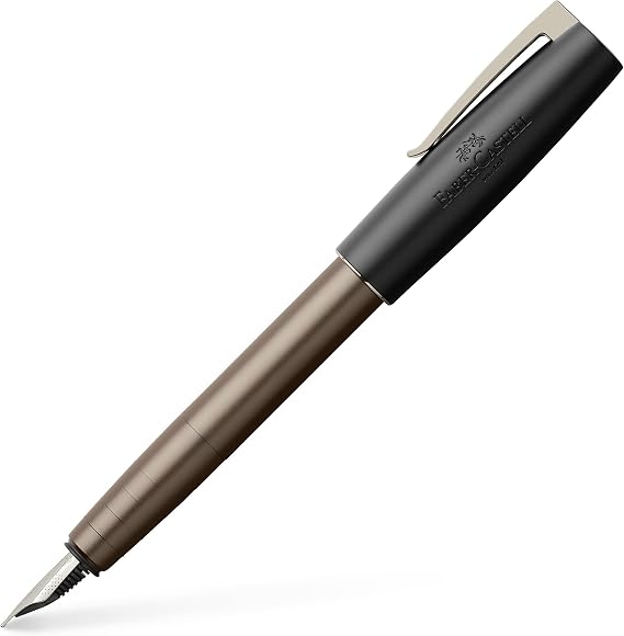 Faber-Castell 149263 Fountain Pen LOOM, Nib B, Gunmetal Matt
