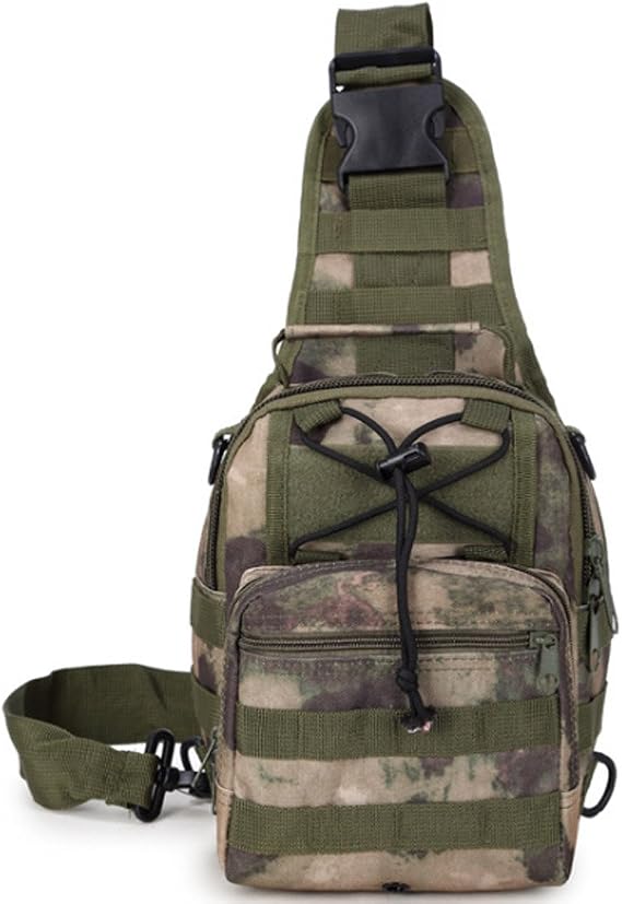 Small Hiking Daypack Sling Chest Bag Multifunctional Shoulder Messenger Crossbody Backpack Camping Pack