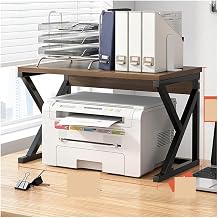 Printer Stand, Printer Rack, Desktop Printer Stand, Desk Organizer Storage Shelf, Printer Shelf, Fax Machine, Scanner Files, Book, Printer Desktop Storage, Printer Storage Color : B