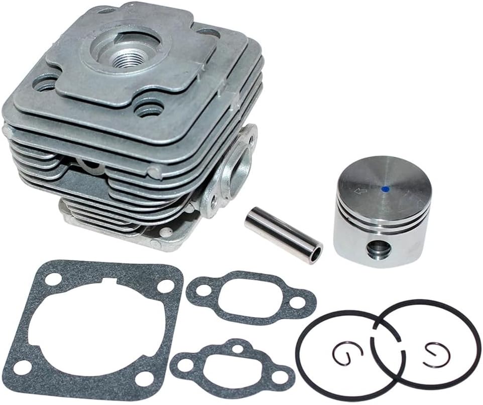 Cylinder Liner Kit Compatible with For Spartan 424 440 441 OM43 and FOR 741 BC420 for Oleo Brushcutter Engine Component Repair