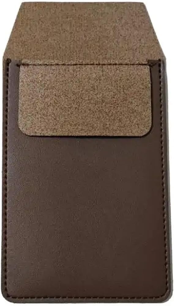 Pen case Leather Pen Holder Pens Pocket Protector Pen Holder Organizer Pouch Pen Sleeve(1pcs Brown)